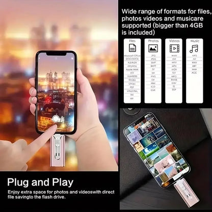 PortivaX™ 4-in-1 USB C Drive (32GB-2TB)