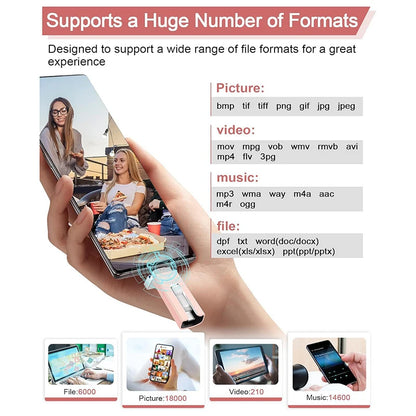 PortivaX™ 4 In 1 OTG Micro USB 3.0  Flash Drive