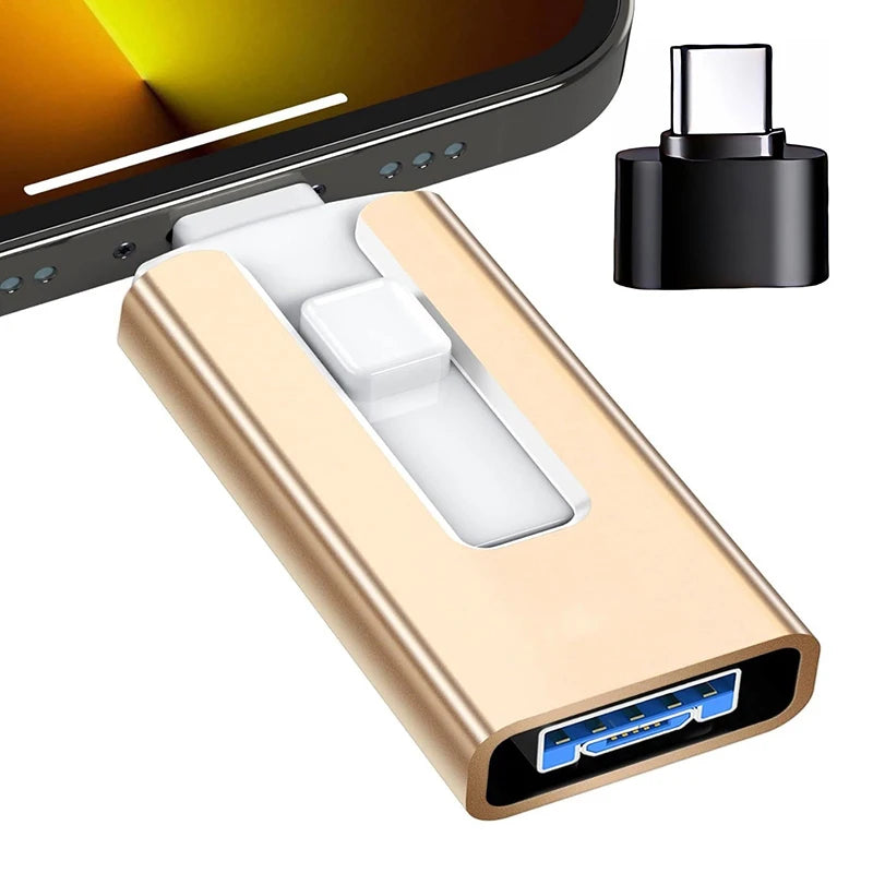 PortivaX™ 4 In 1 OTG Micro USB 3.0  Flash Drive