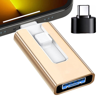 PortivaX™ 4 In 1 OTG Micro USB 3.0  Flash Drive
